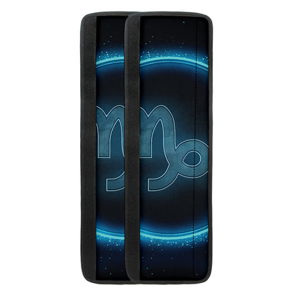 Blue Capricorn Zodiac Sign Print Refrigerator Handle Covers