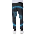 Blue Capricorn Zodiac Sign Print Scuba Joggers