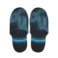 Blue Capricorn Zodiac Sign Print Slippers