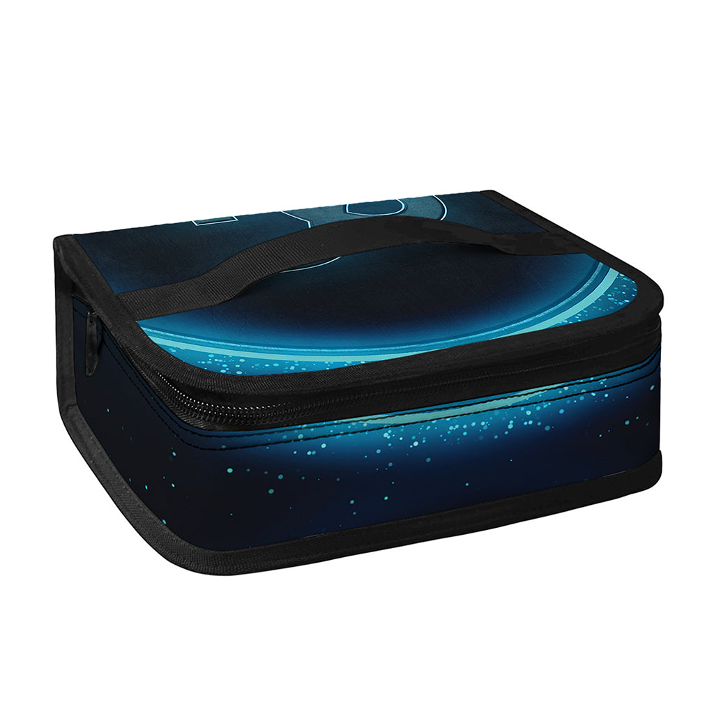 Blue Capricorn Zodiac Sign Print Small Lunch Bag