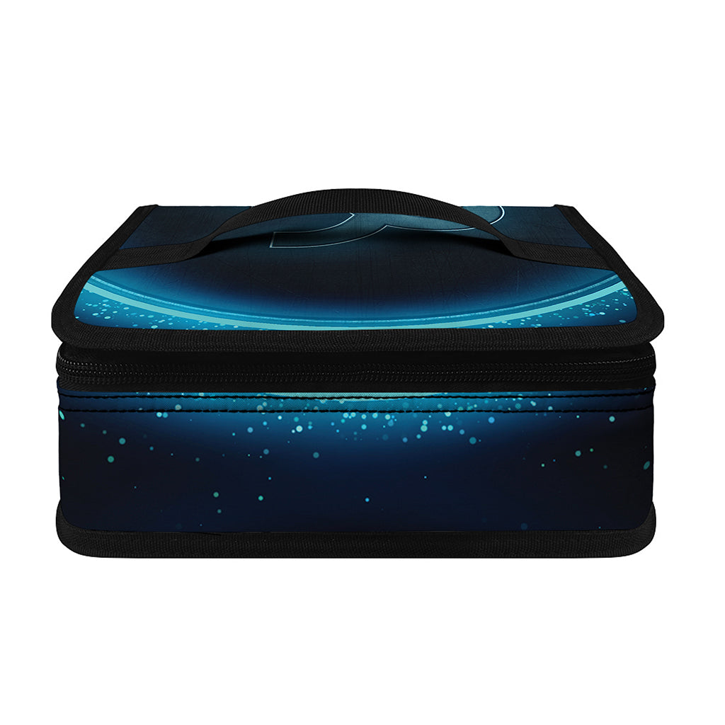 Blue Capricorn Zodiac Sign Print Small Lunch Bag