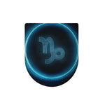 Blue Capricorn Zodiac Sign Print Toilet Lid Cover