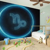 Blue Capricorn Zodiac Sign Print Wall Sticker