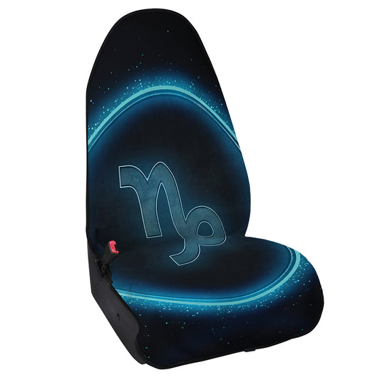 Blue Capricorn Zodiac Sign Print Waterproof Car Seat Cover