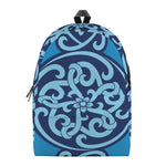 Blue Celtic Symbol Print Backpack