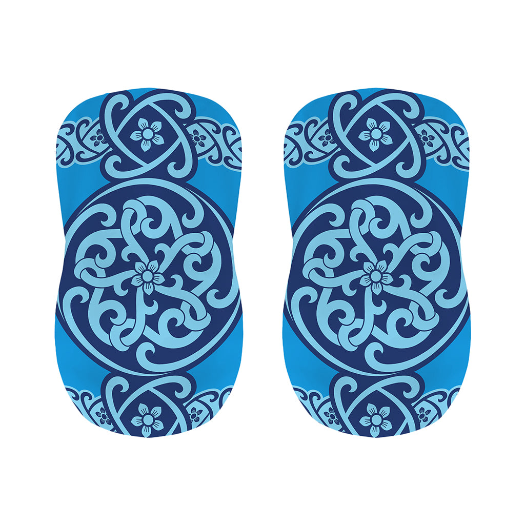Blue Celtic Symbol Print Bar Stool Covers