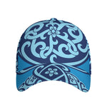 Blue Celtic Symbol Print Baseball Cap