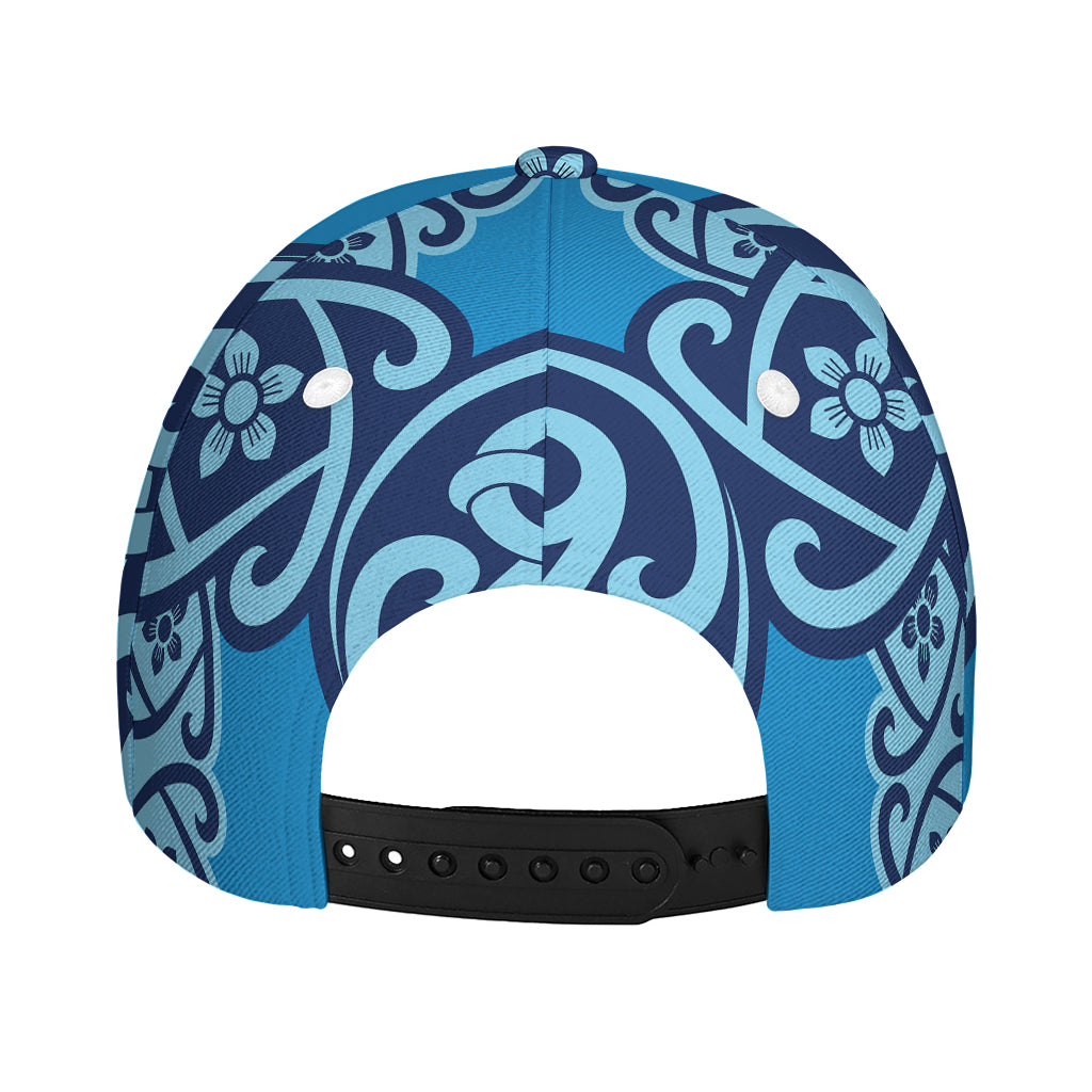 Blue Celtic Symbol Print Baseball Cap