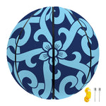 Blue Celtic Symbol Print Basketball