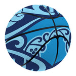 Blue Celtic Symbol Print Basketball