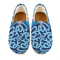 Blue Celtic Symbol Print Casual Shoes