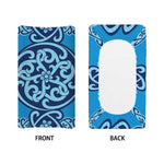 Blue Celtic Symbol Print Changing Pad Cover