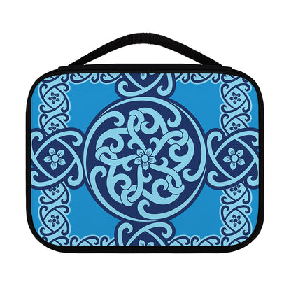 Blue Celtic Symbol Print Classic Bible Case
