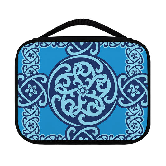 Blue Celtic Symbol Print Classic Bible Case