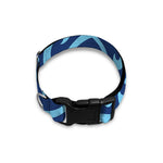 Blue Celtic Symbol Print Dog Collar