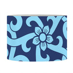 Blue Celtic Symbol Print Drum Lamp Shade