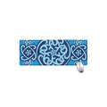 Blue Celtic Symbol Print Extended Mouse Pad