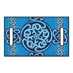 Blue Celtic Symbol Print Golf Cart Seat Cover
