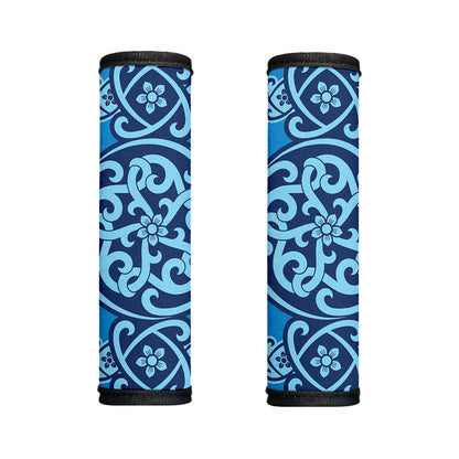 Blue Celtic Symbol Print Handle Covers