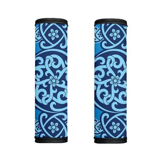 Blue Celtic Symbol Print Handle Covers