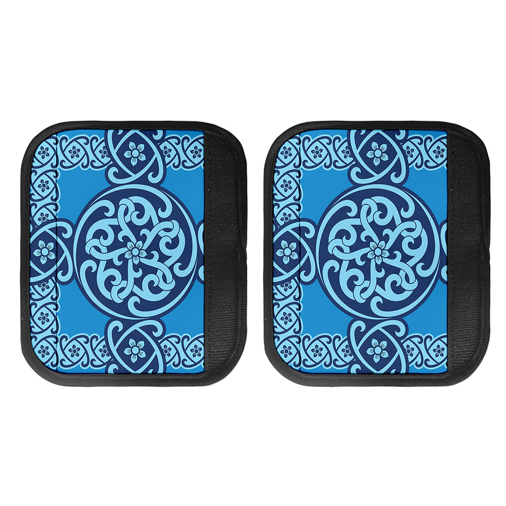 Blue Celtic Symbol Print Handle Covers