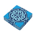 Blue Celtic Symbol Print Outdoor Seat Cushion Cover