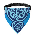 Blue Celtic Symbol Print Over The Collar Dog Bandana