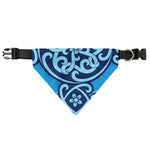 Blue Celtic Symbol Print Over The Collar Dog Bandana