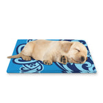 Blue Celtic Symbol Print Pet Cooling Mat Cover