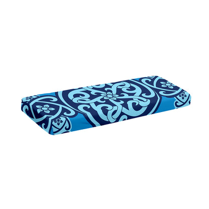 Blue Celtic Symbol Print Piano Keyboard Cover