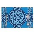 Blue Celtic Symbol Print Placemat