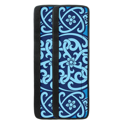 Blue Celtic Symbol Print Refrigerator Handle Covers
