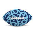 Blue Celtic Symbol Print Rugby Ball