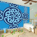 Blue Celtic Symbol Print Wall Sticker