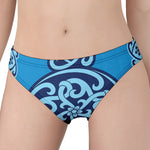 Blue Celtic Symbol Print Women's Panties