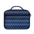 Blue Chevron Knitted Pattern Print Briefcase Bible Bag