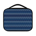 Blue Chevron Knitted Pattern Print Classic Bible Case