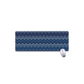 Blue Chevron Knitted Pattern Print Extended Mouse Pad