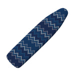 Blue Chevron Knitted Pattern Print Ironing Board Cover