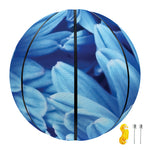 Blue Chrysanthemum Flower Print Basketball