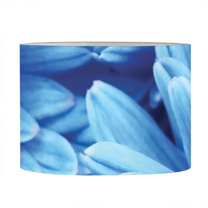 Blue Chrysanthemum Flower Print Drum Lamp Shade
