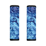 Blue Chrysanthemum Flower Print Handle Covers