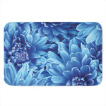 Blue Chrysanthemum Flower Print Indoor Door Mat