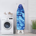 Blue Chrysanthemum Flower Print Ironing Board Cover