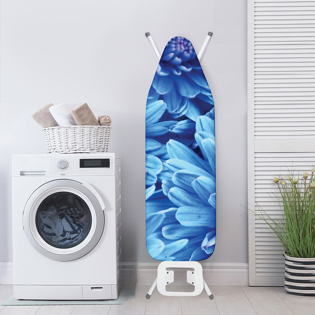 Blue Chrysanthemum Flower Print Ironing Board Cover