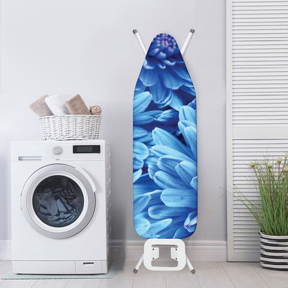 Blue Chrysanthemum Flower Print Ironing Board Cover