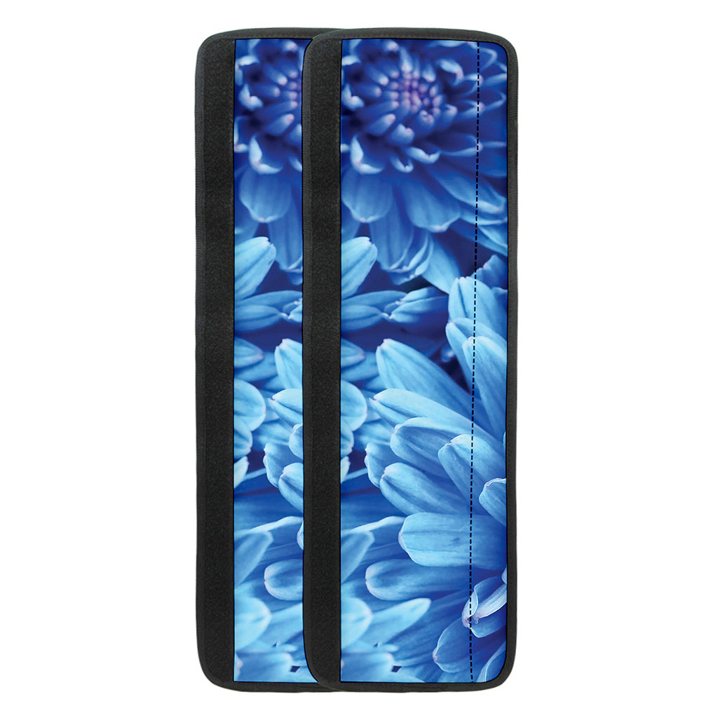 Blue Chrysanthemum Flower Print Refrigerator Handle Covers