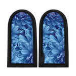 Blue Chrysanthemum Flower Print Skillet Handle Cover