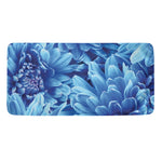 Blue Chrysanthemum Flower Print Towel