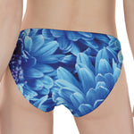 Blue Chrysanthemum Flower Print Women's Panties